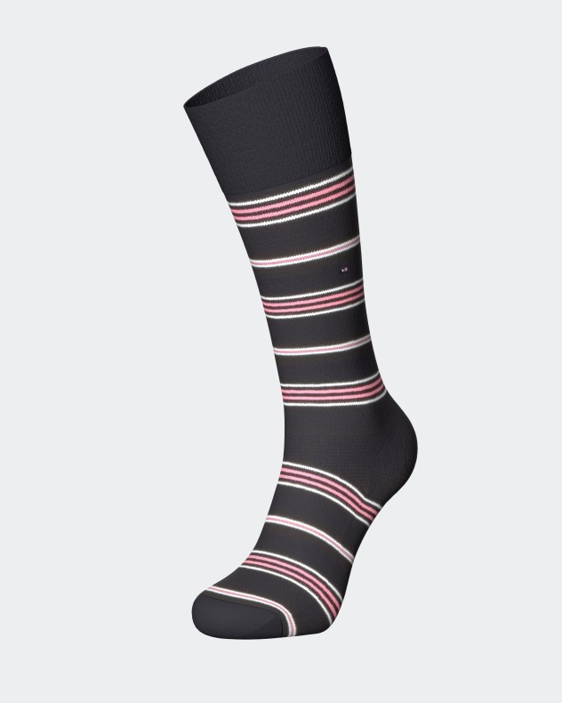 Chaussettes canneles avec lettering