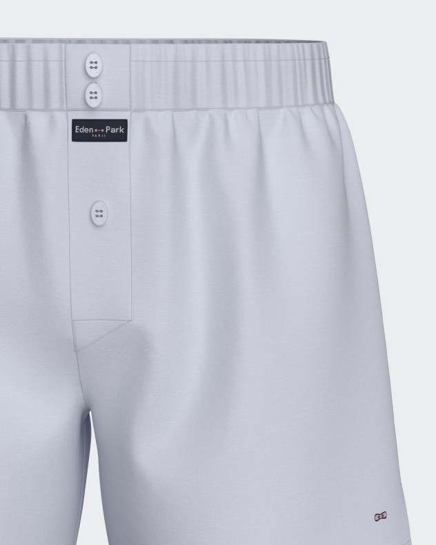 American Boxershort liso em algodão