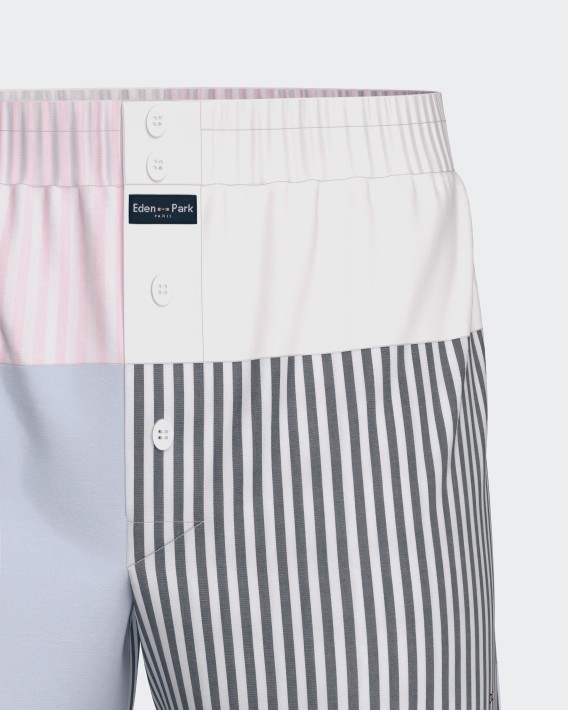 American Boxershort patchwork em algodo