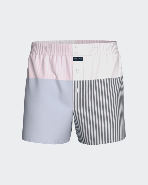 American Boxershort patchwork em algodo