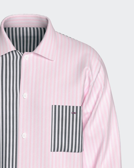 Canvas pyjama with buttons