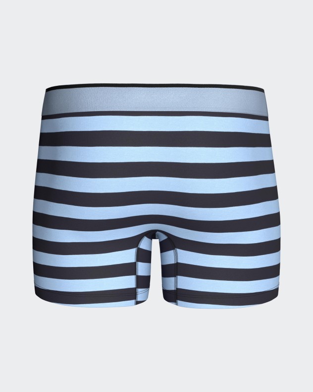 Striped boxer in cotton