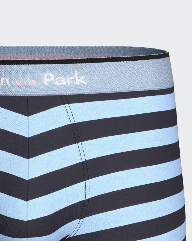 Striped boxer in cotton