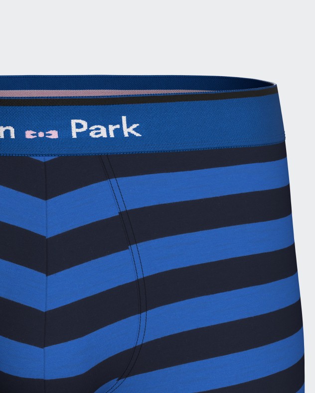 Striped boxer in cotton