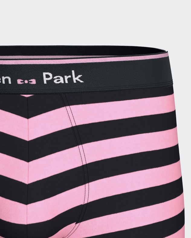 Striped boxer in cotton