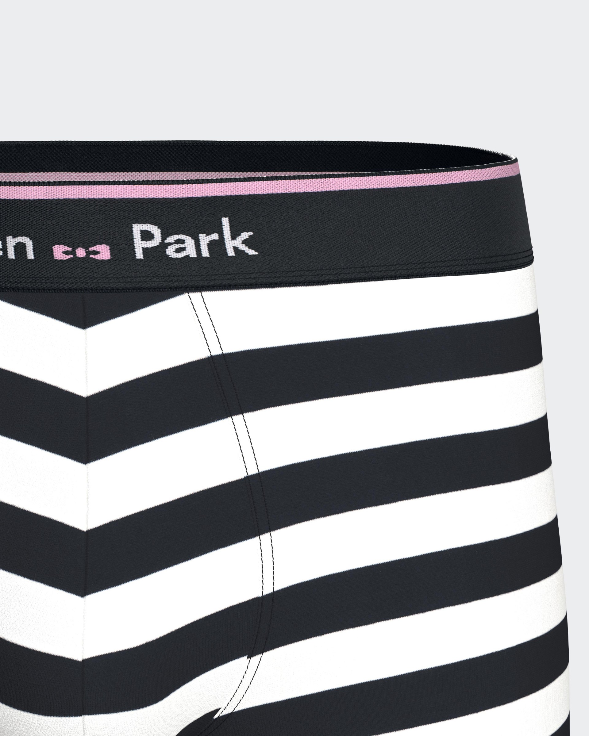 Boxer às riscas em Algodão