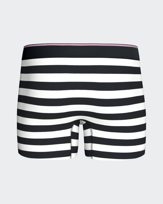 Striped boxer in cotton
