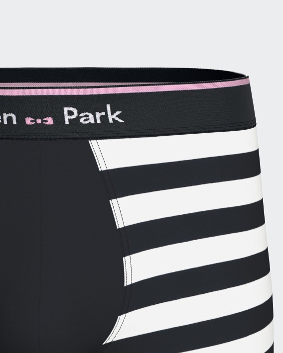 Striped boxer in cotton