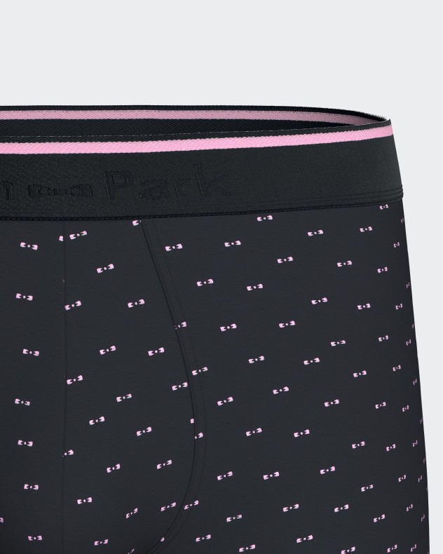 Printed bows boxer in cotton