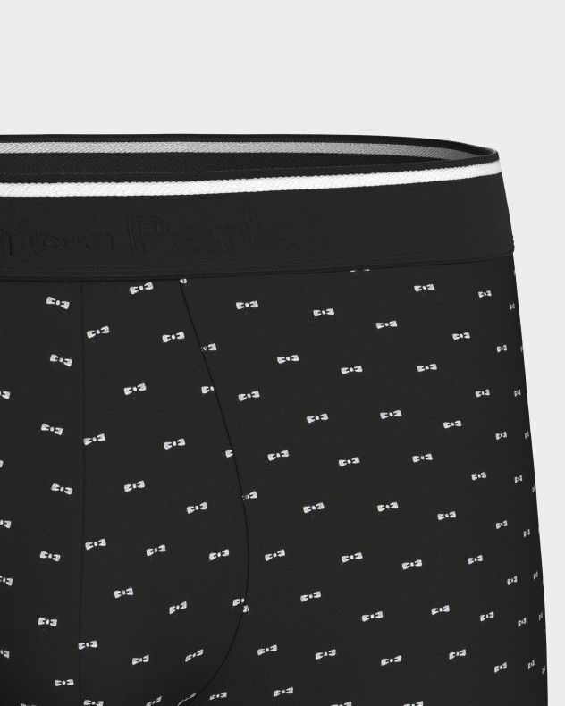 Boxer à imprimé noeuds en coton