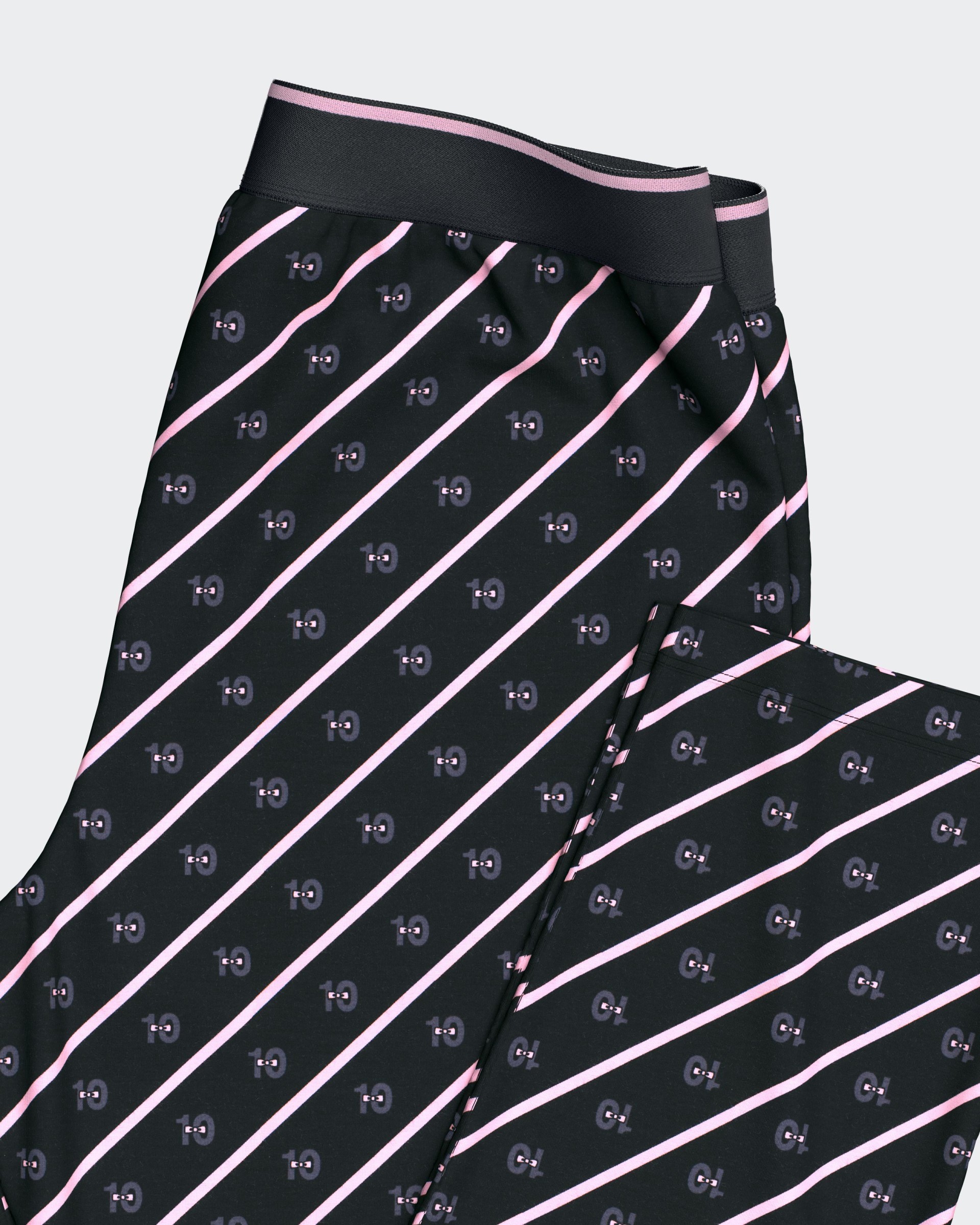 Pijama estampado laços em Algodão