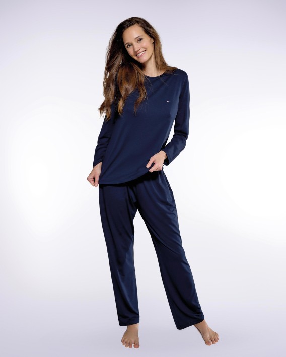 Pijama comprido em Modal