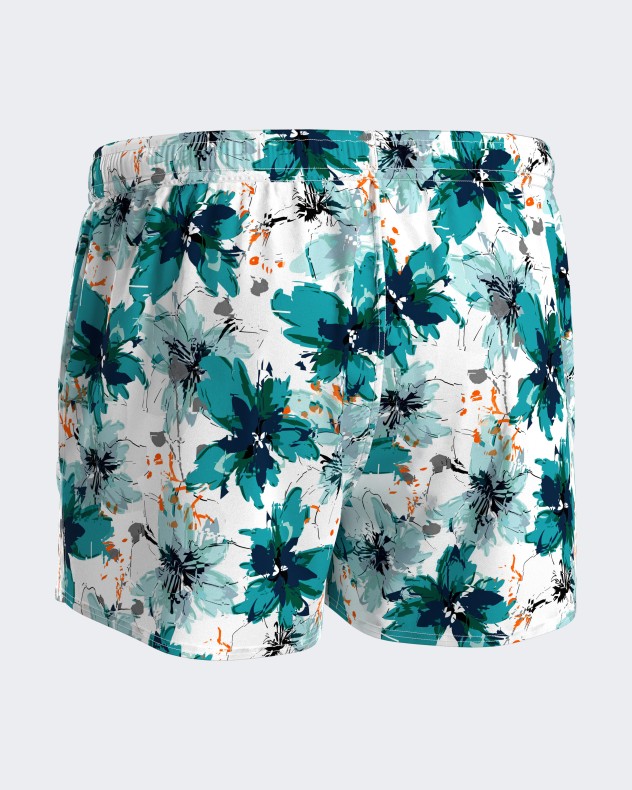 Short Length Swim Shorts Floral print