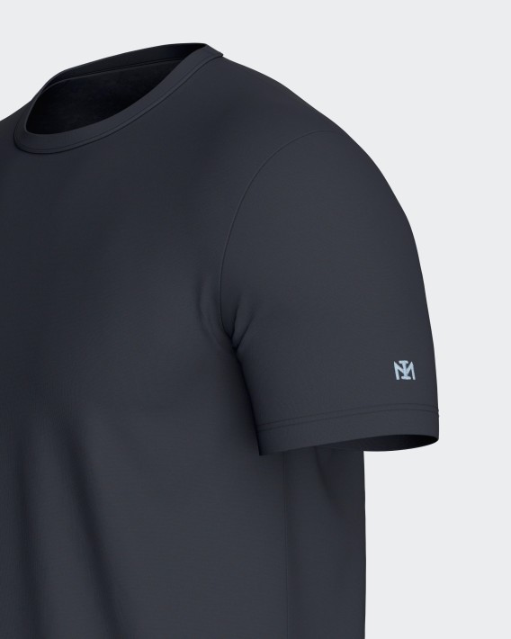 Kurzarm-T-Shirt fr Herren aus Lyocell-Baumwolle