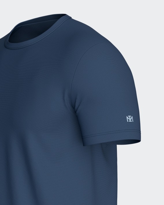 T-shirt manga curta de homem em Algodo Lyocell