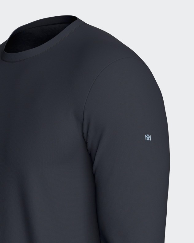 T-shirt manga comprida de homem em Algodão Lyocell