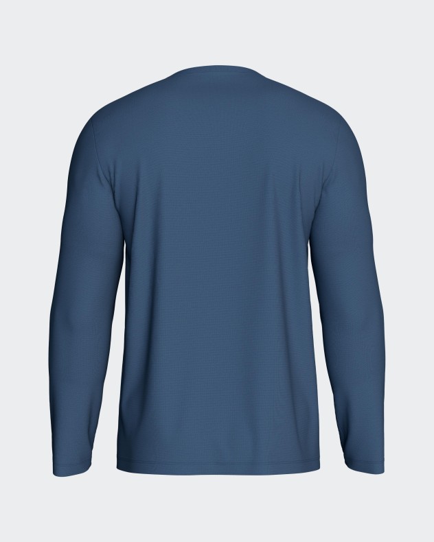 Langærmet T-shirt i lyocell og bomuld