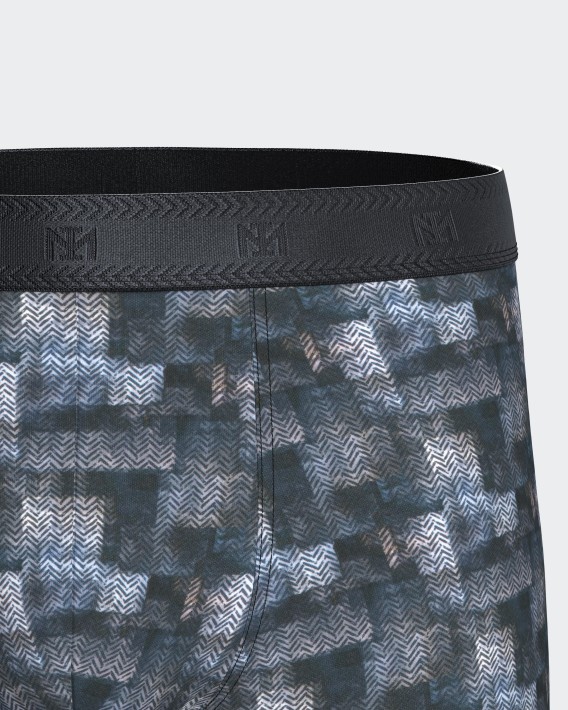 Bedruckte Boxershorts aus recyceltem Polyester