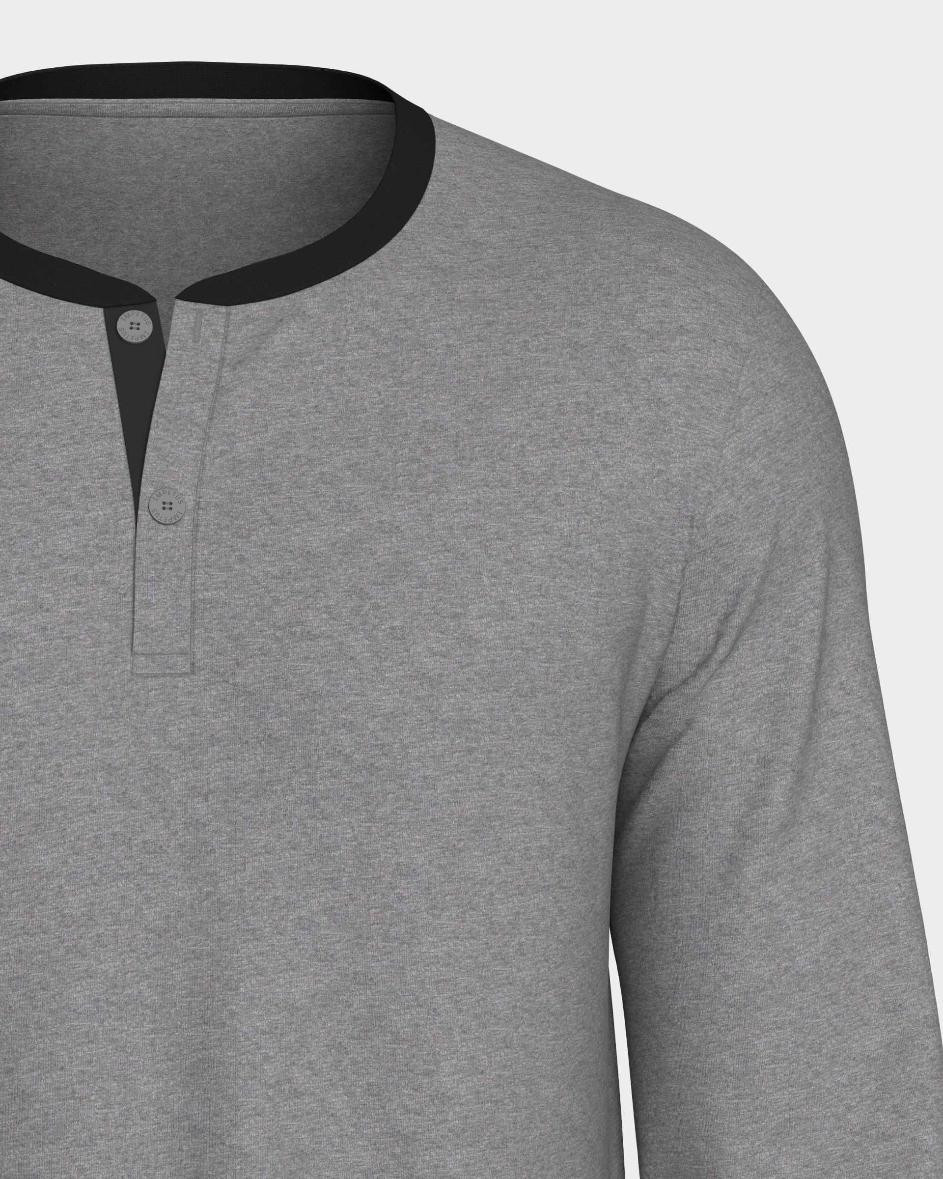 Pyjama aus Baumwolle für Herren mit Bündchen