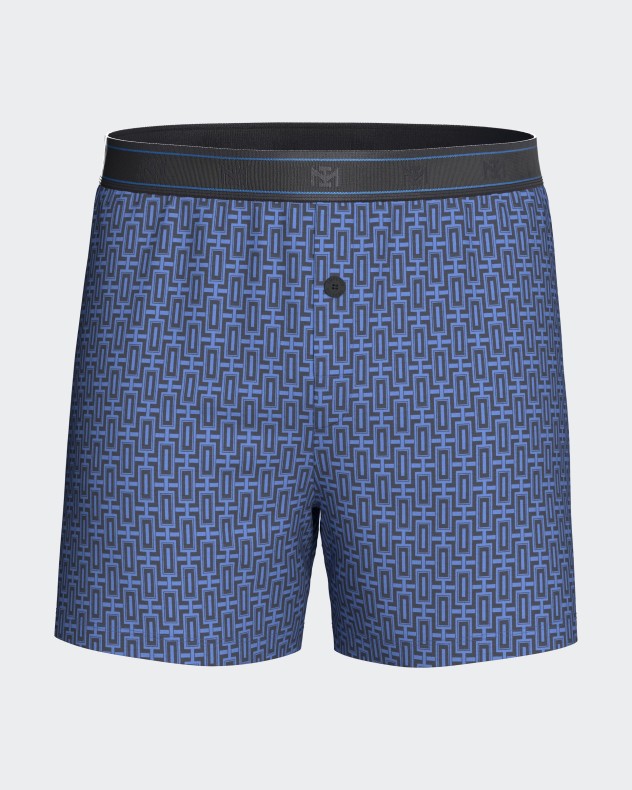 Boxershort avec bouton en Coton Modal