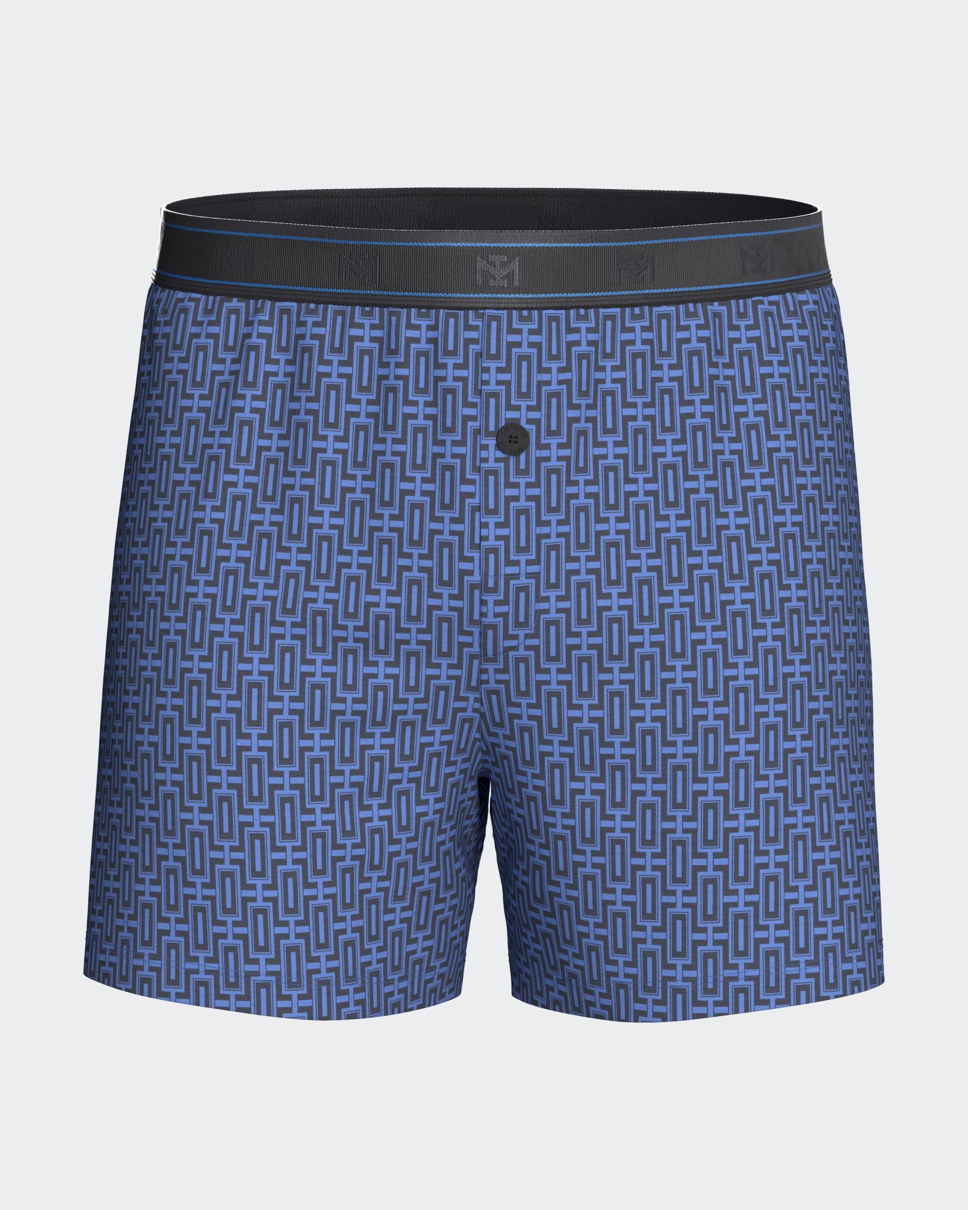 Men's boxershort with button in Modal Cotton