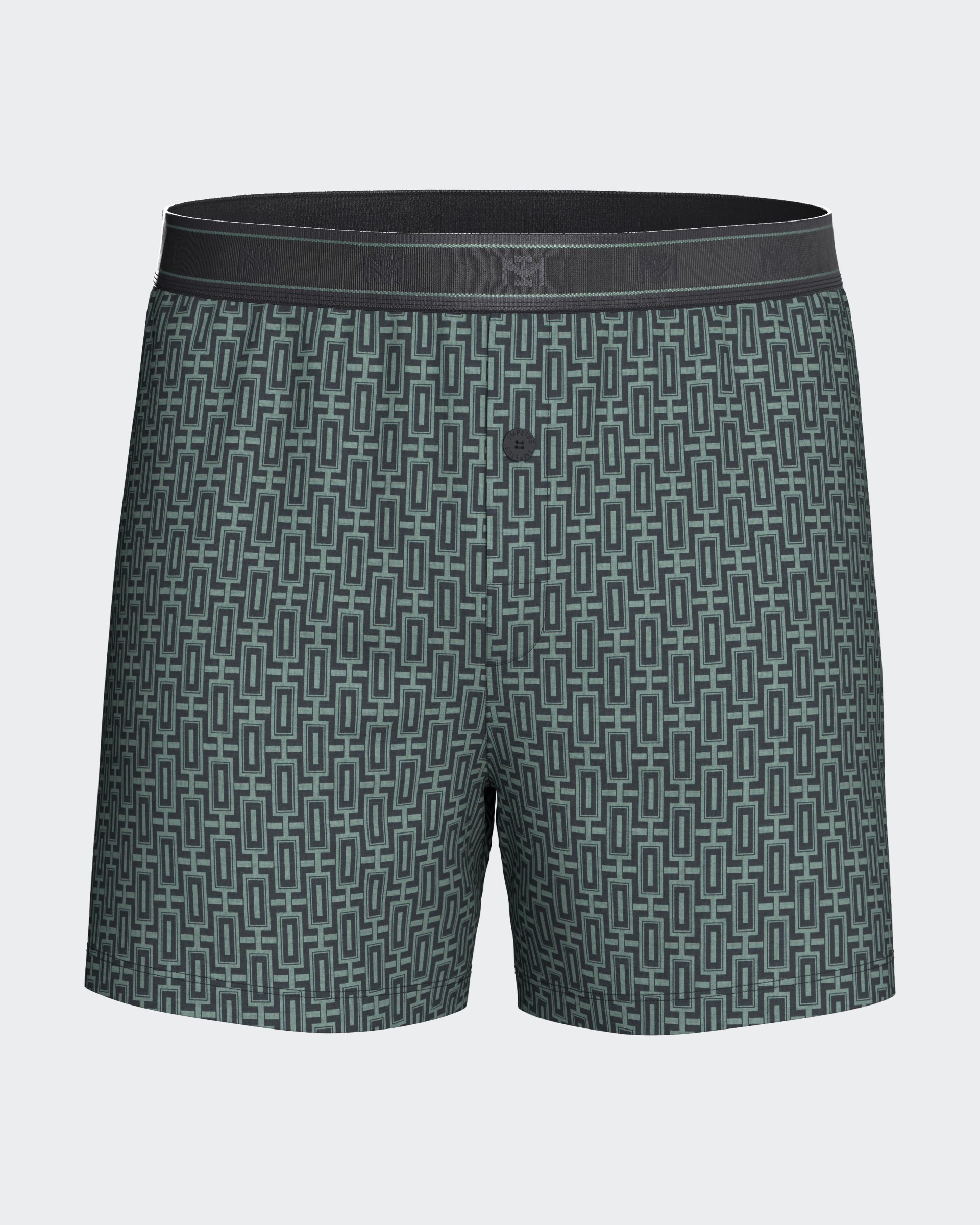 Men's boxershort with button in Modal Cotton