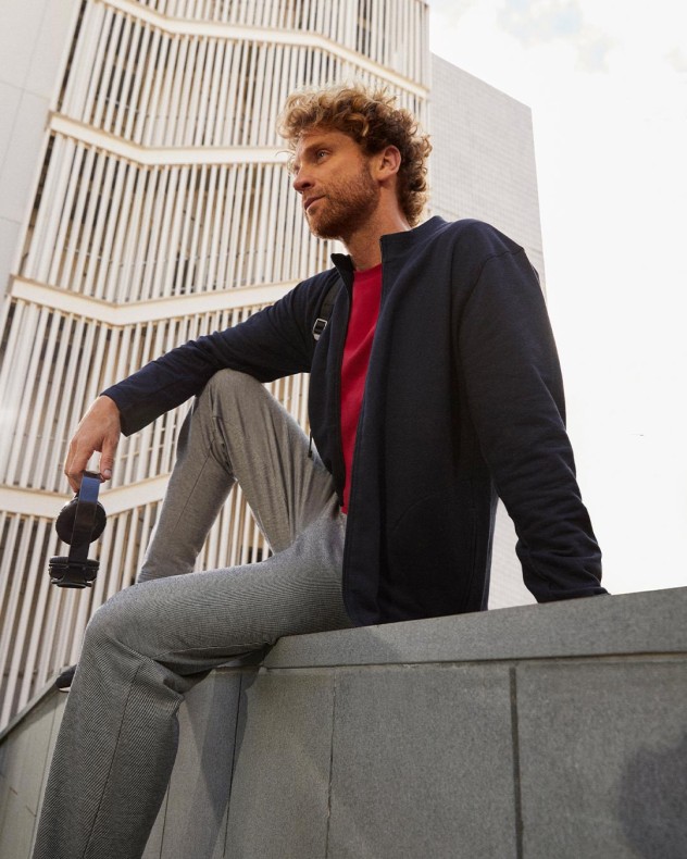 Pantalon avec imprimé jacquad en Coton