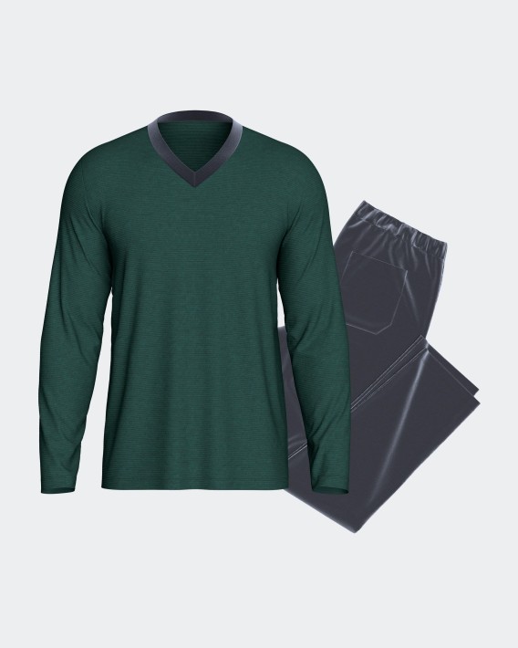 Pijama de hombre en terciopelo trmico