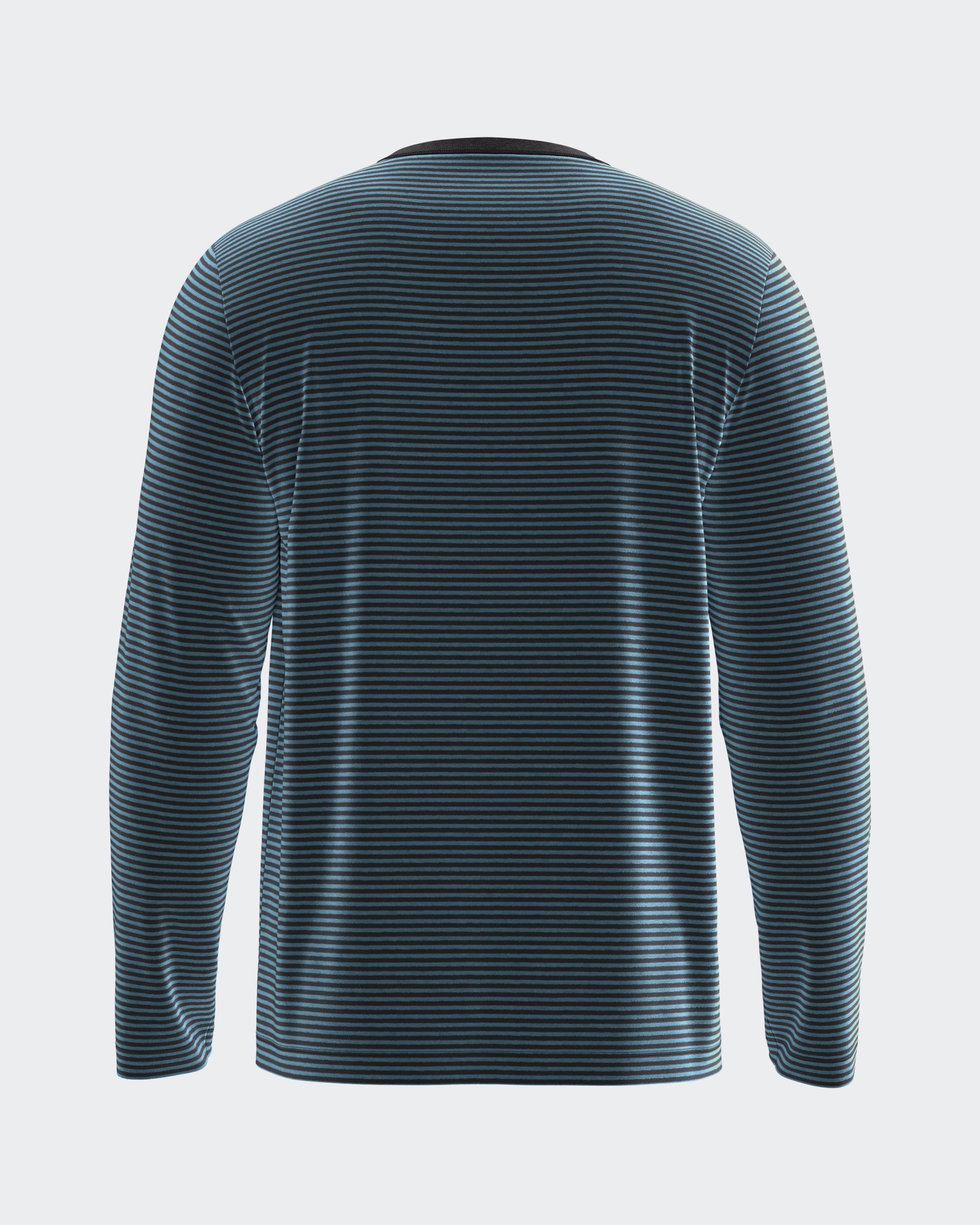 Striped men's thermal velvet pyjama