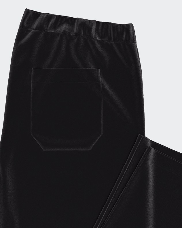 Pyjama en velours thermique à rayures