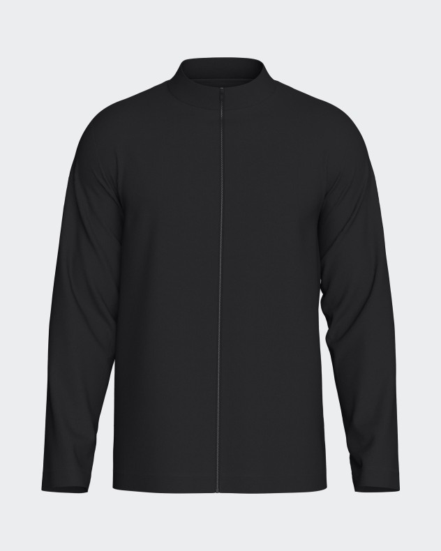 Chaqueta de hombre con cremallera de algodn