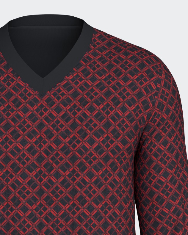 Pijama de homem em Modal estampado Xadrez