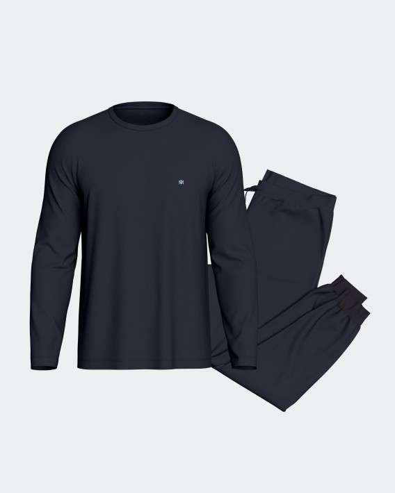 Langer Pyjama fr Herren aus Lyocell