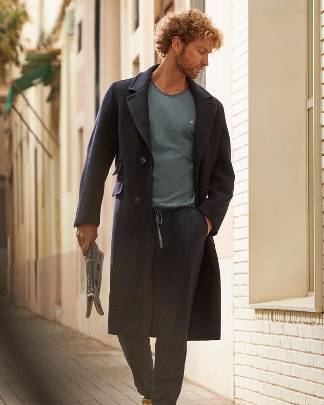 Long men's pyjama in Lyocell