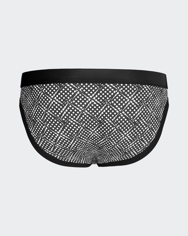 Slip de homem estampado em Lyocell
