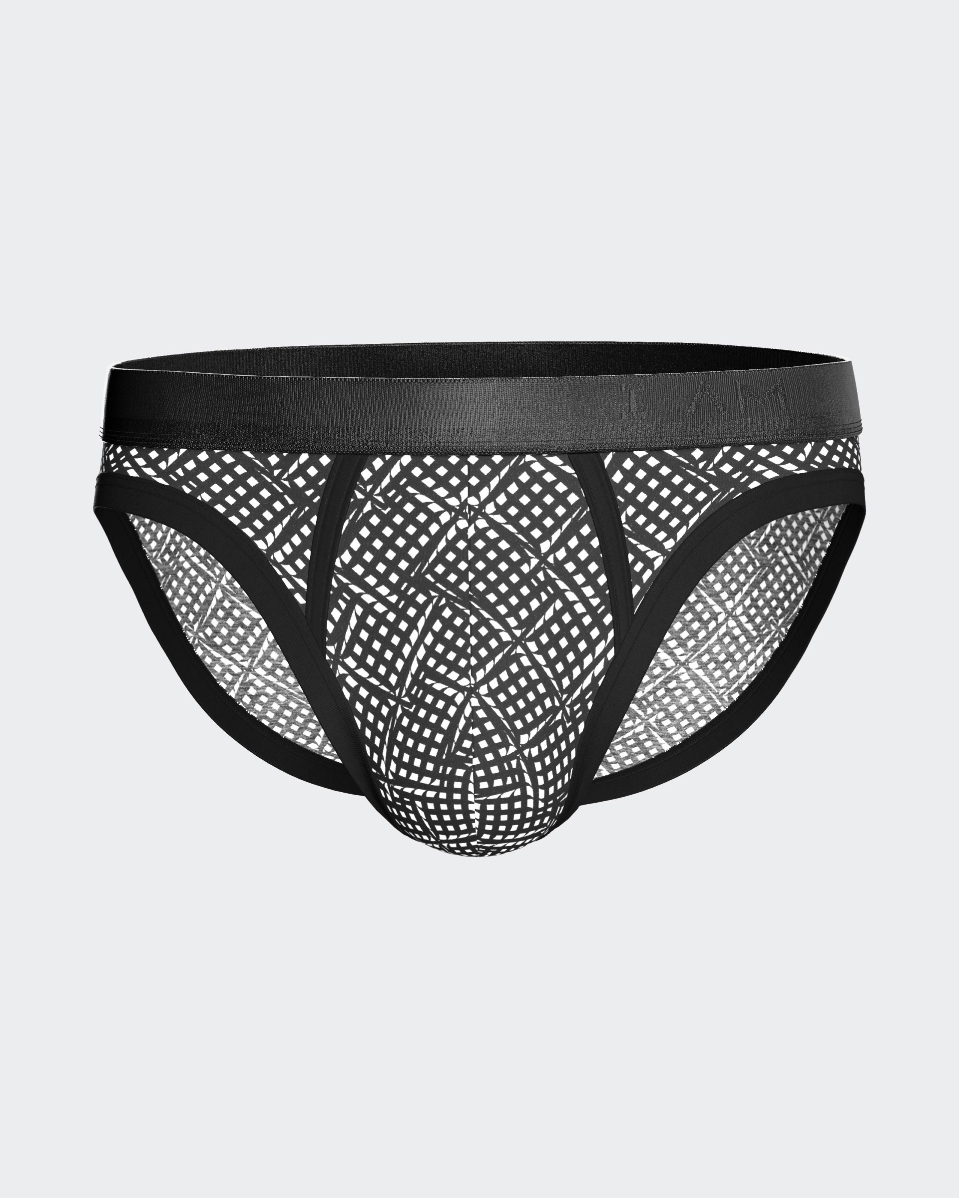 Printed men's brief in Lyocell