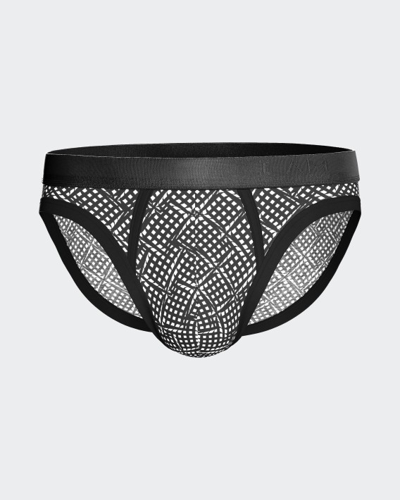 Slip de homem estampado em Lyocell