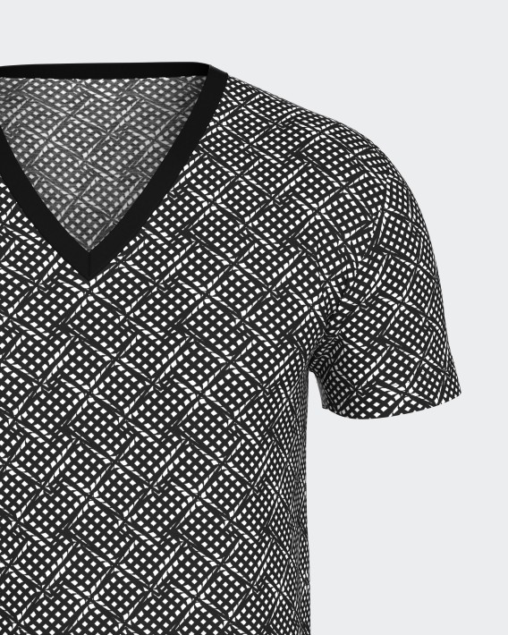 T-shirt de hombre estampada en Lyocell