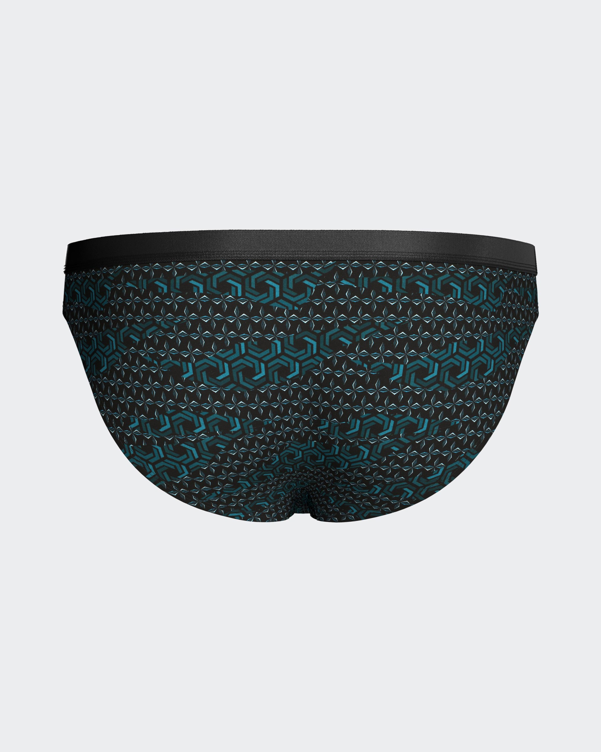 Slip de homem estampado em Lyocell