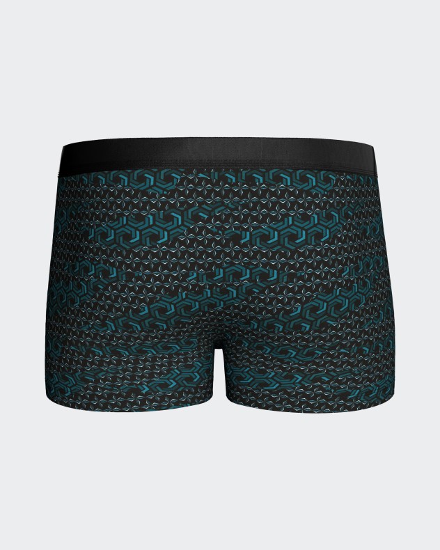 Boxer de homem estampado em Lyocell