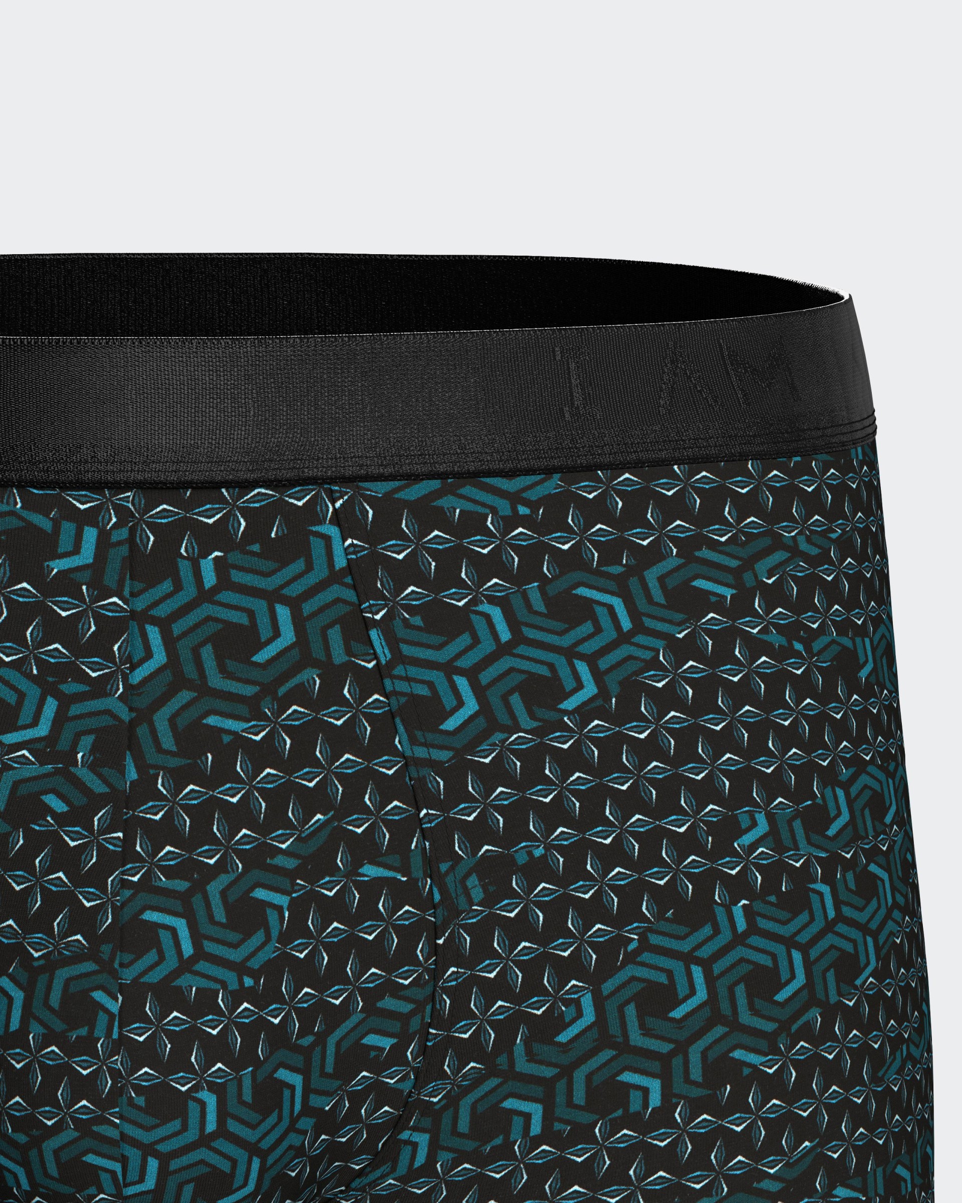 Printed men's boxer in Lyocell