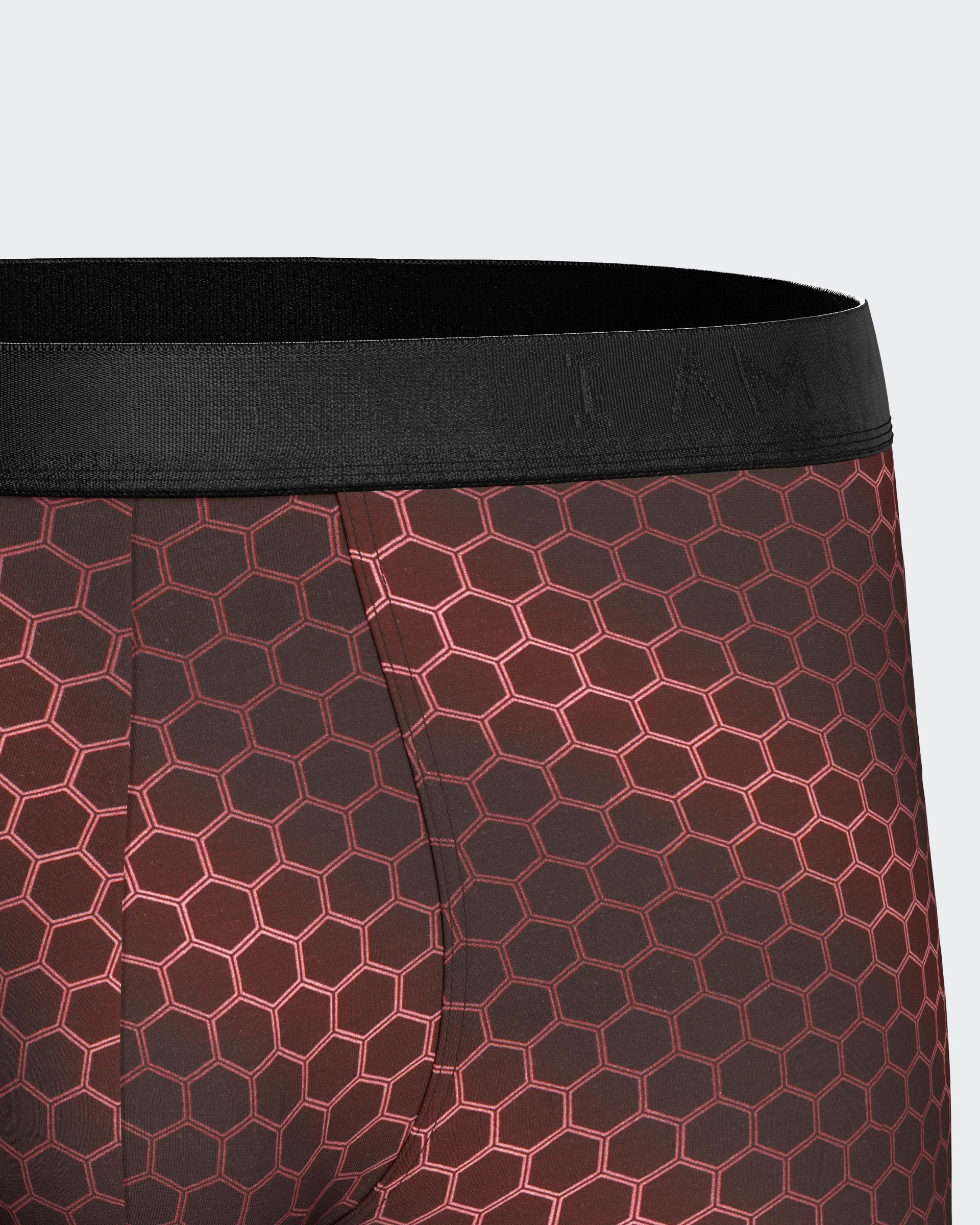Printed men's boxer in Lyocell