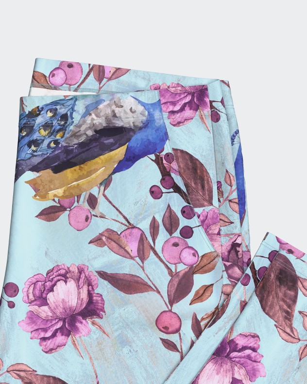 Women's pyjama with oriental print in Modal