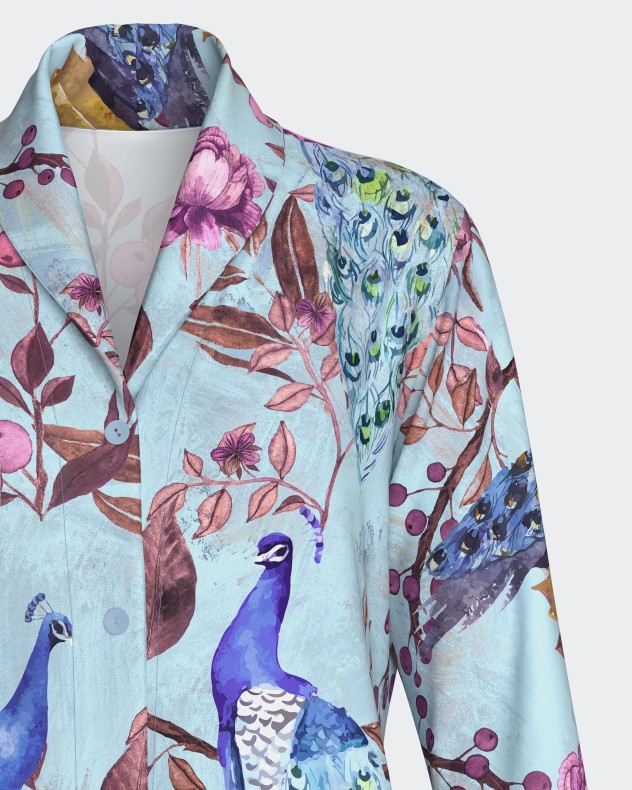 Pijama de mulher com botões em Modal