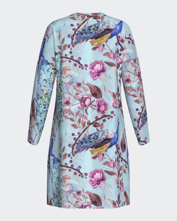 Nachthemd mit orientalischem Print aus Modal