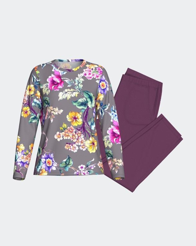 Damen-Pyjama aus Modal-Baumwolle