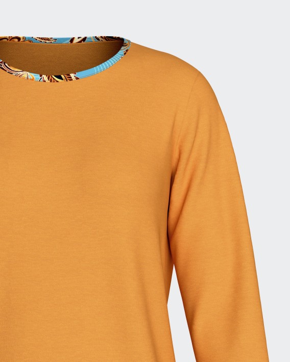Bedruckter Damen-Pyjama aus Modal-Baumwolle