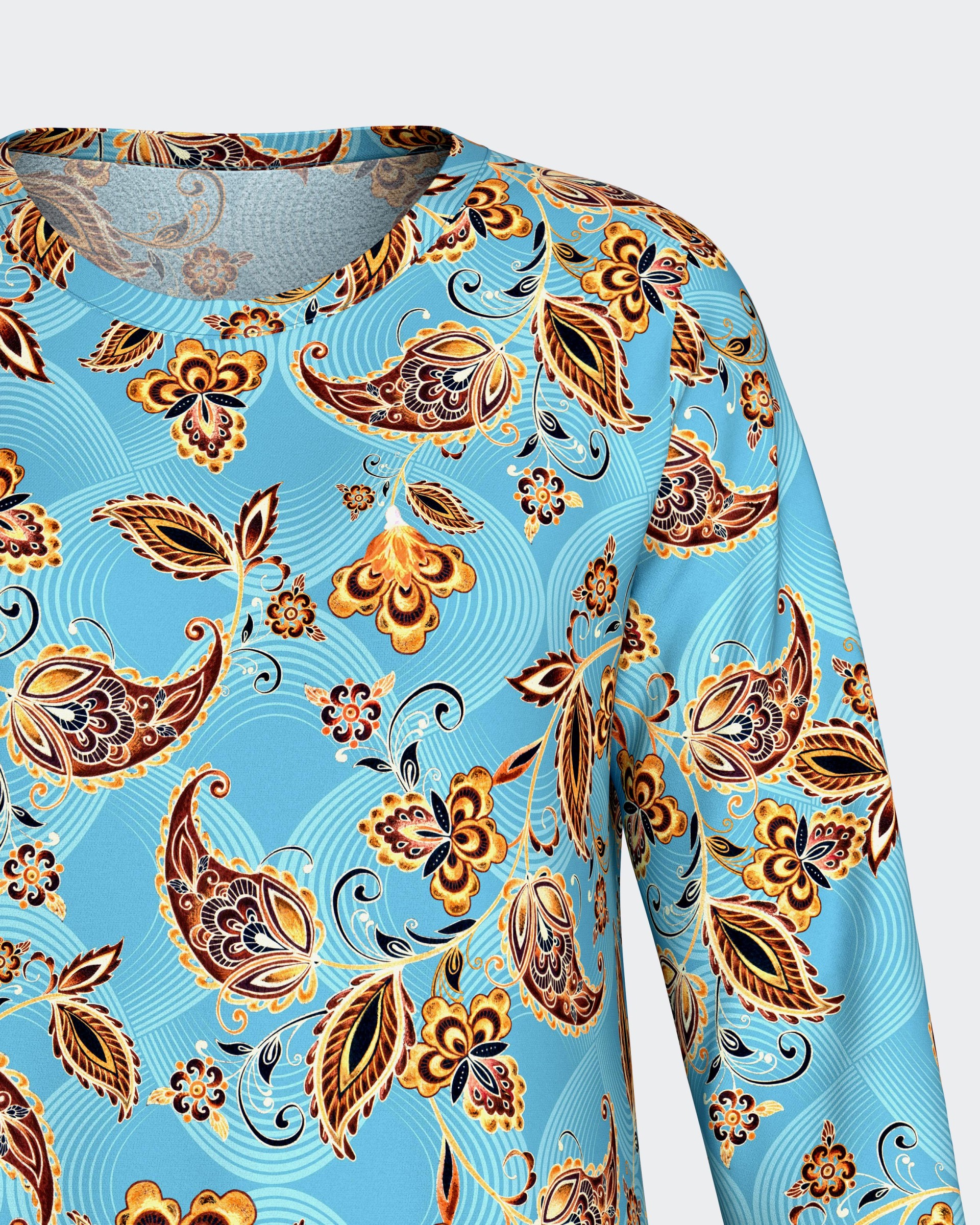 Camisón estampado Paisley en Algodón Modal