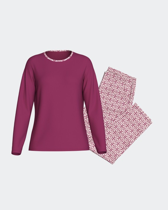 Pijama de mulher estampado em Algodo Modal