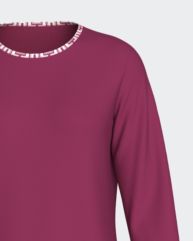 Bedruckter Damen-Pyjama aus Modal-Baumwolle